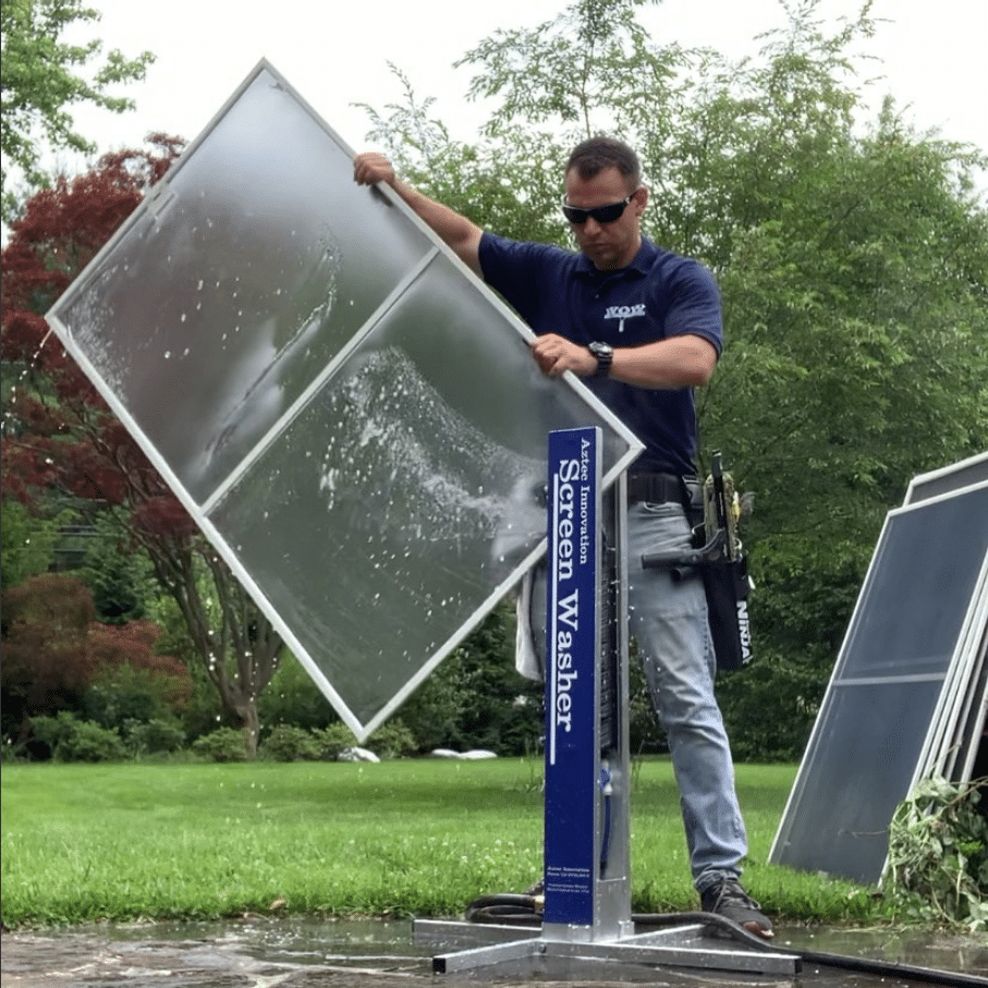screen cleaning wow window cleaning